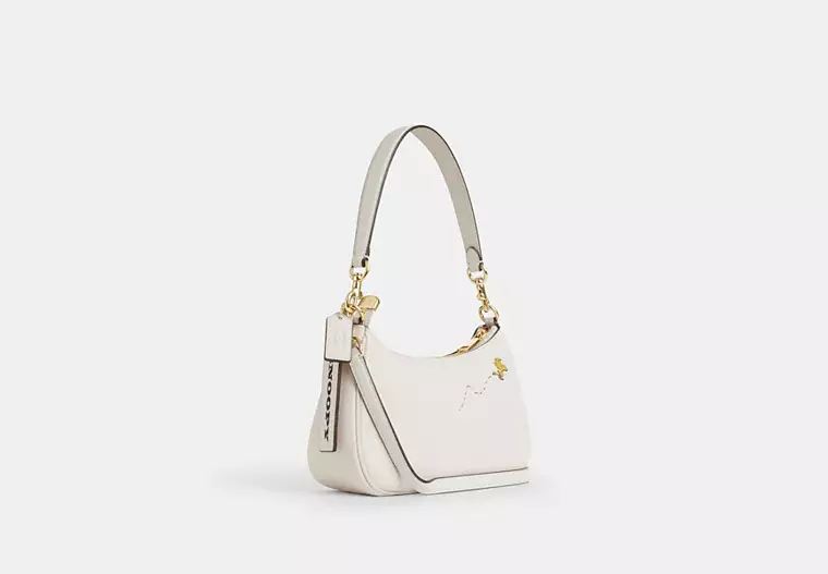 Coach X Peanuts Teri Shoulder Bag With Snoopy