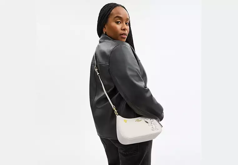 Coach X Peanuts Teri Shoulder Bag With Snoopy