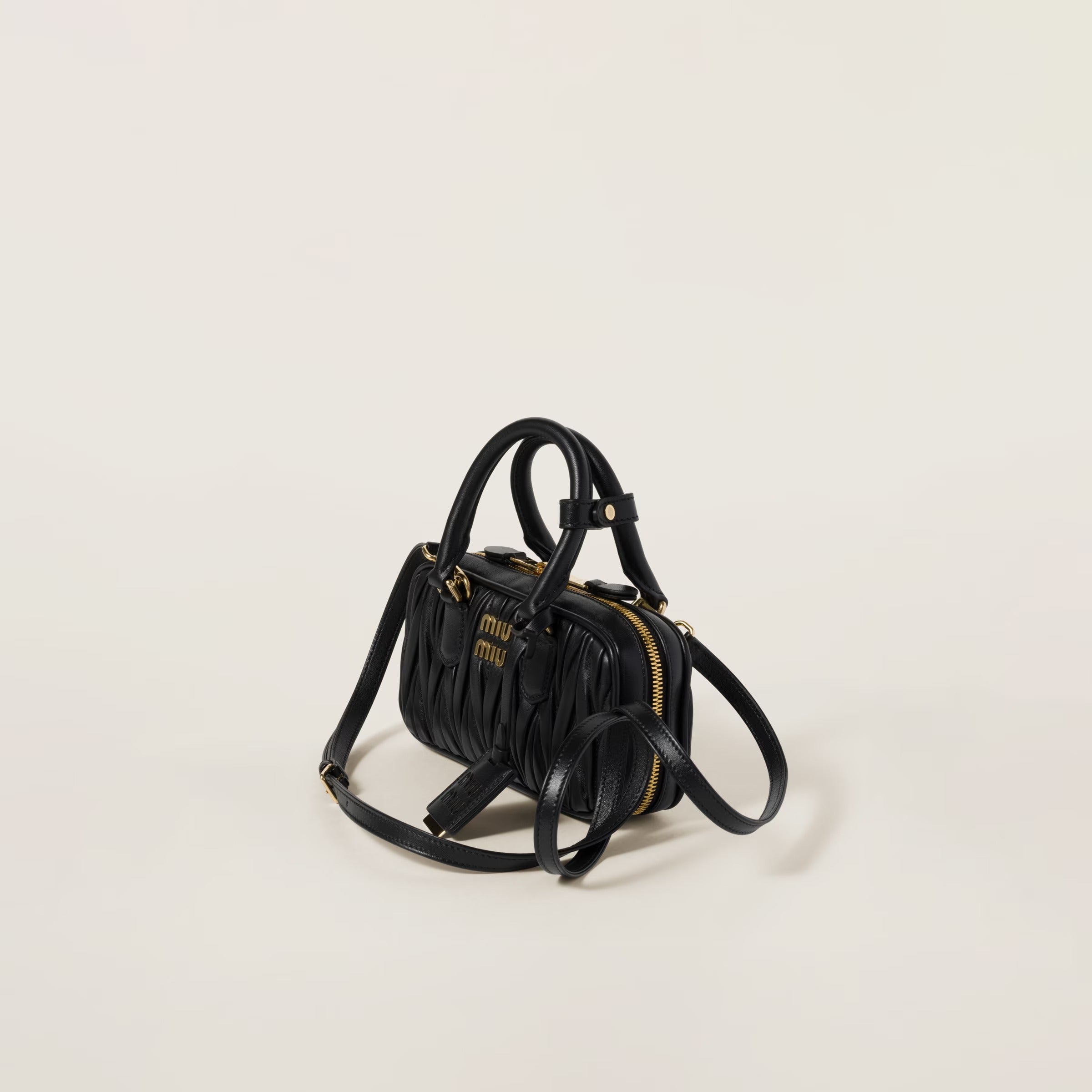 miu miu Arcadie matelassé nappa leather mini-bag