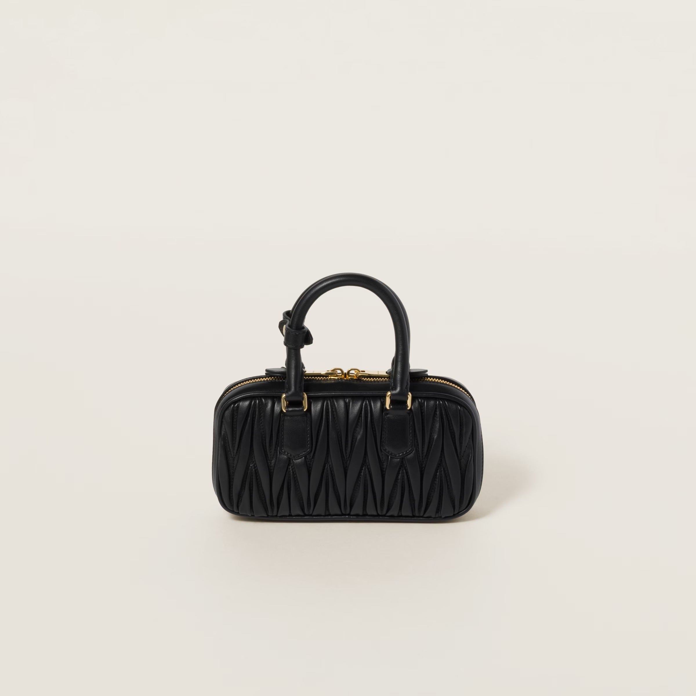 miu miu Arcadie matelassé nappa leather mini-bag
