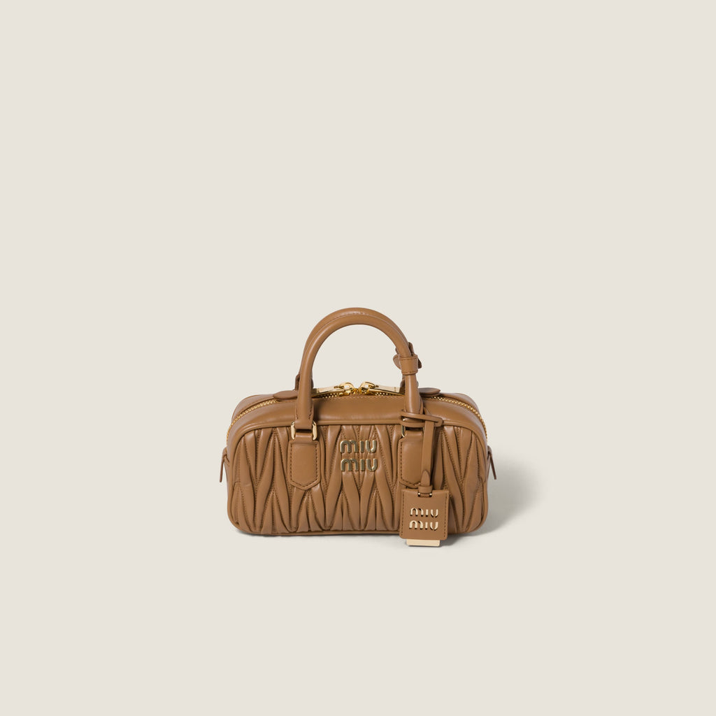 miu miu Arcadie matelassé nappa leather mini-bag