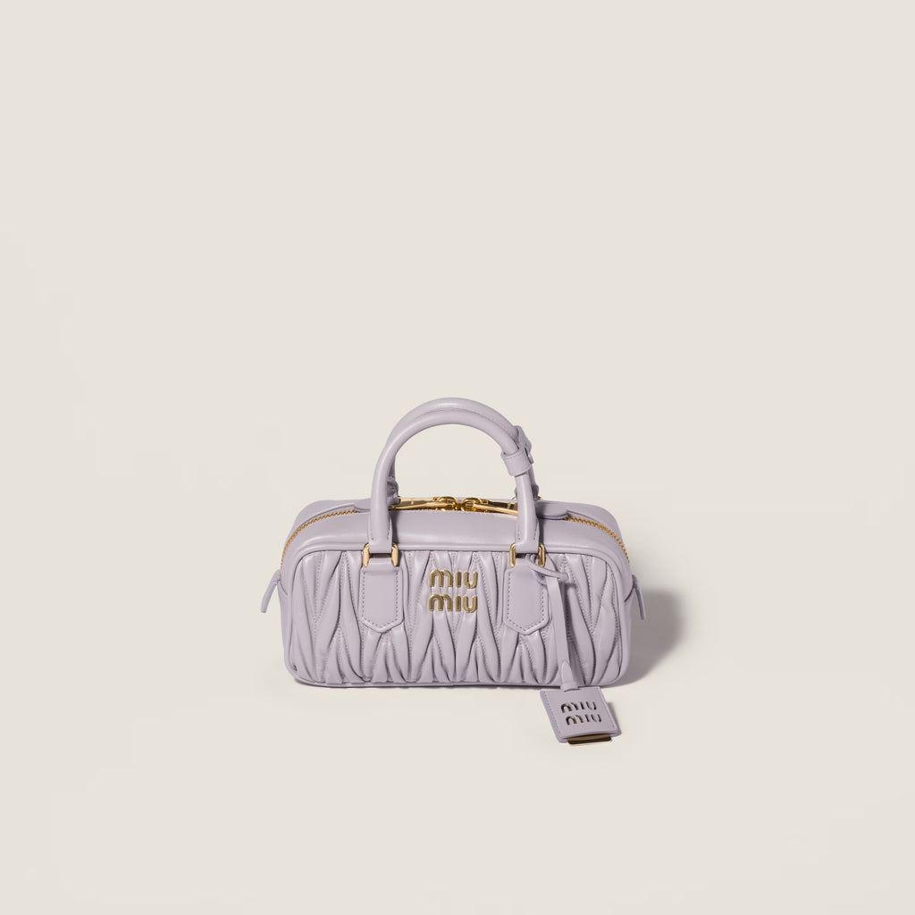 miu miu Arcadie matelassé nappa leather mini-bag