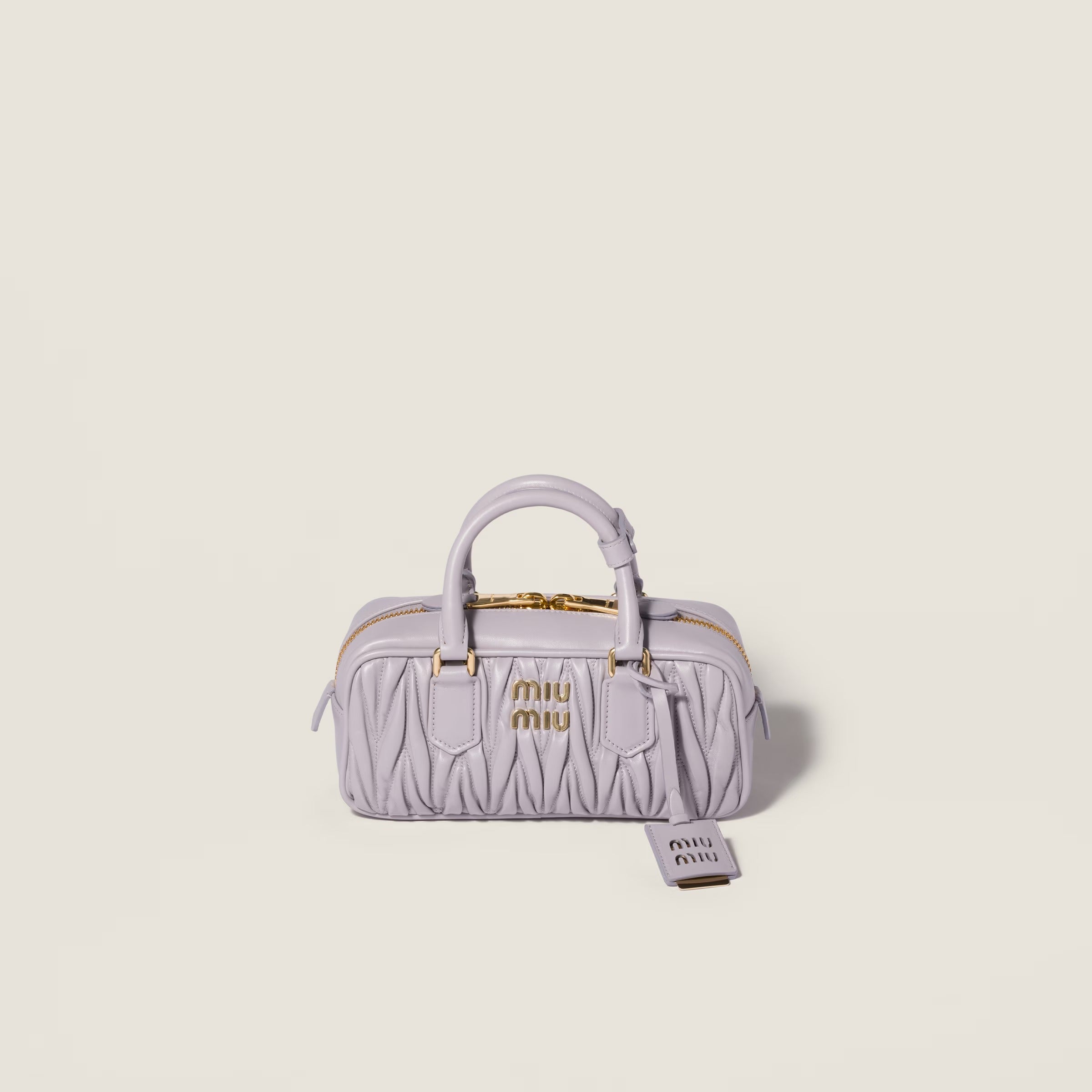 miu miu Arcadie matelassé nappa leather mini-bag